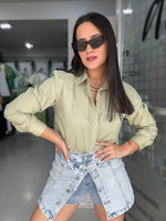 Sage Buttons Blouse