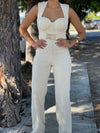 Ivory Glam Jumpsuit