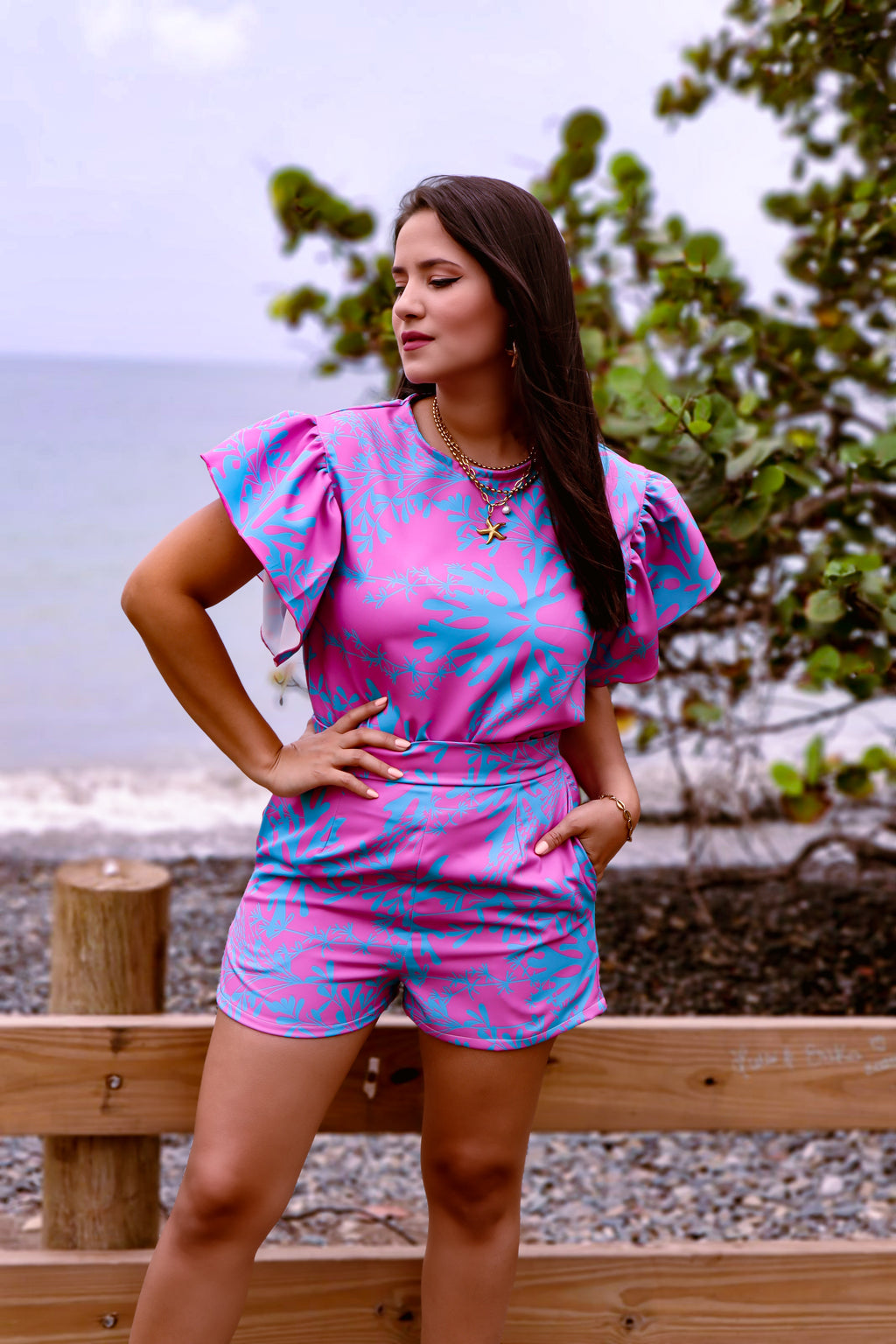 AME 282: Mar Rosado Ruffle Blouse