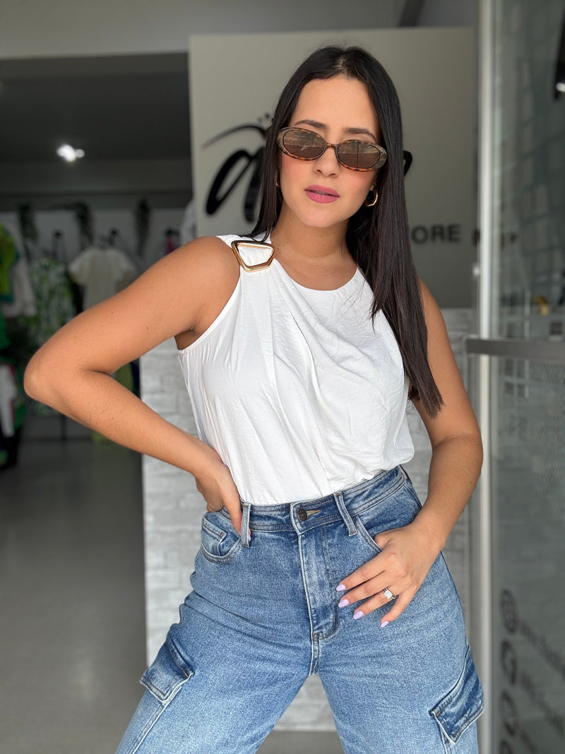 Off White Top