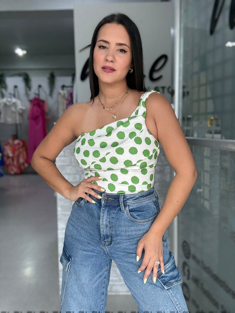 Green Dots Top