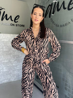 Mocha Animal Print Set