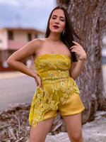 AME 265: Mustard Sequins Bustier