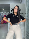 Belted Taupe Pant