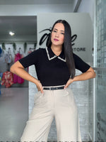 Belted Taupe Pant