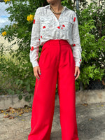 Red Trouser Pant