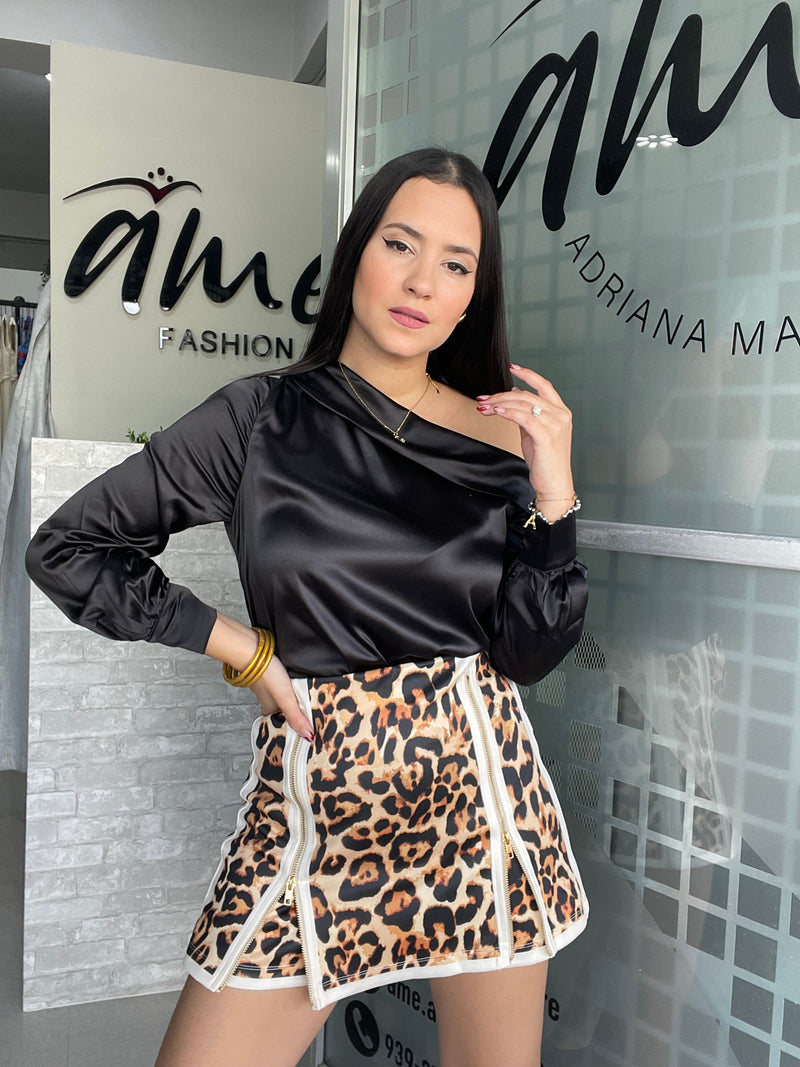 Animal Print Skirt