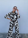 Cow Print Pant