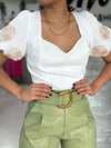 White Bubble Top
