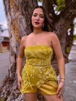 AME 265: Mustard Sequins Bustier