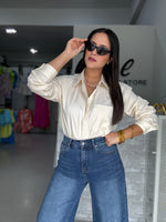 Ivory Buttons Blouse