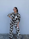 Cow Print Pant