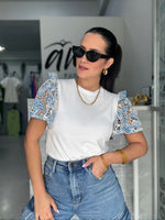 Lace Sleeves T-Shirt