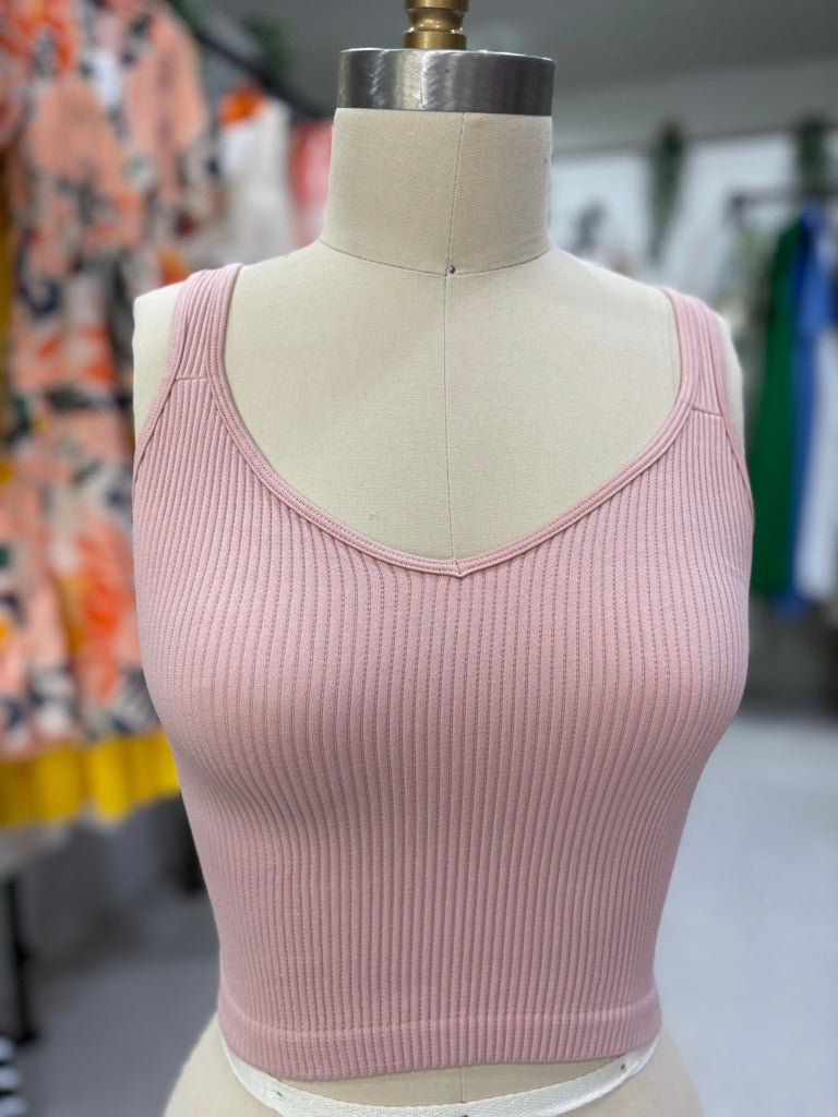 Pink Mauve Basic Top