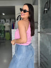 Pink Halter Top