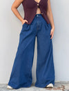 Classic Indigo Pleated Jean