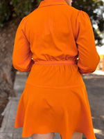 Orange Short Dress