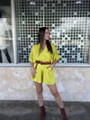 Chartreuse Romper