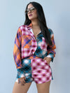 Plaid Short Set