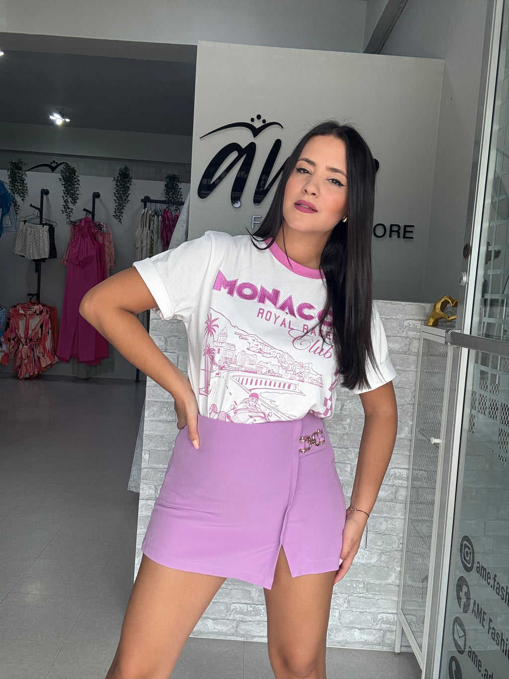 Lilac Skort