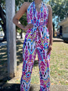 Colorful Halter Jumpsuit