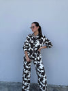 Cow Print Pant