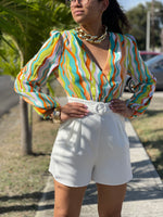 Colorful Stripes Romper