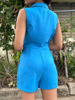 Blue Vest Romper