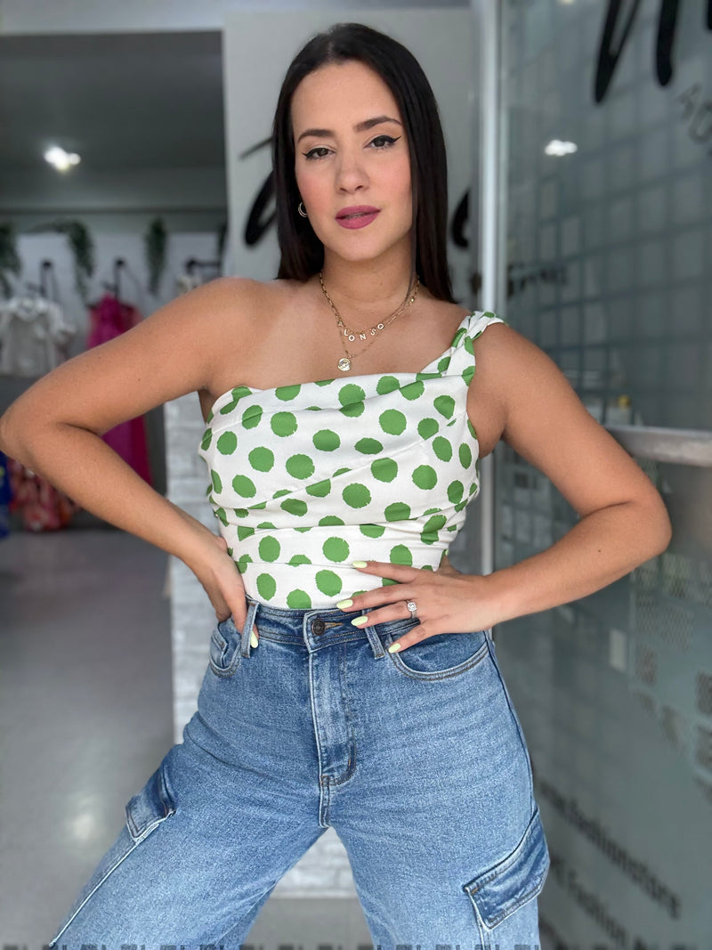 Green Dots Top