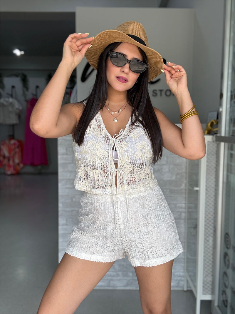 Ivory Short Set