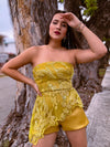 AME 265: Mustard Sequins Bustier