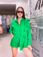 Green Long Sleeve Set