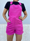 Magenta Short Overall