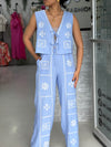 Blue Embroidery Set