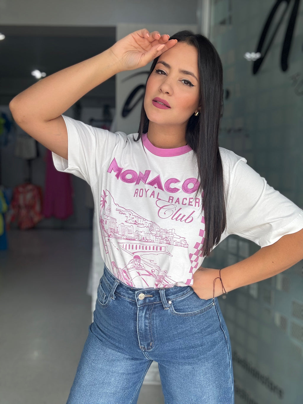Monaco Pink T-shirt