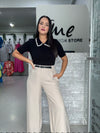 Belted Taupe Pant