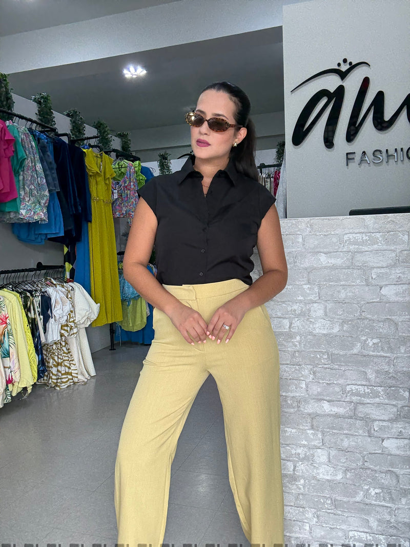Lemon Straight Pant