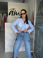 Medium Stone Cargo Jean