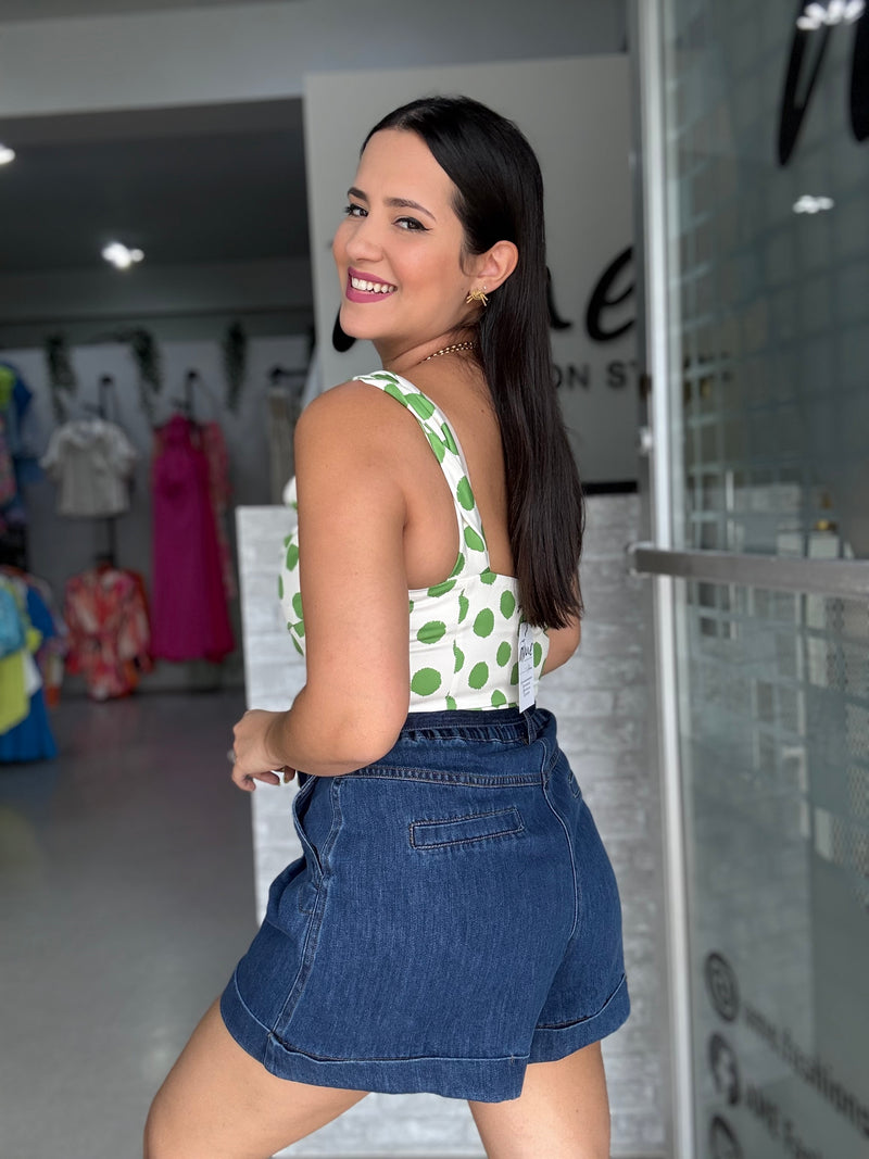 Dark Denim Short