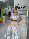 Match Printed Maxi Dress