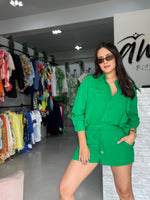 Green Long Sleeve Set