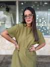 Olive Short Dress