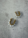 AME Luxe 003: Pearls Gold Earrings