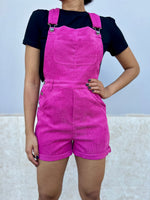 Magenta Short Overall