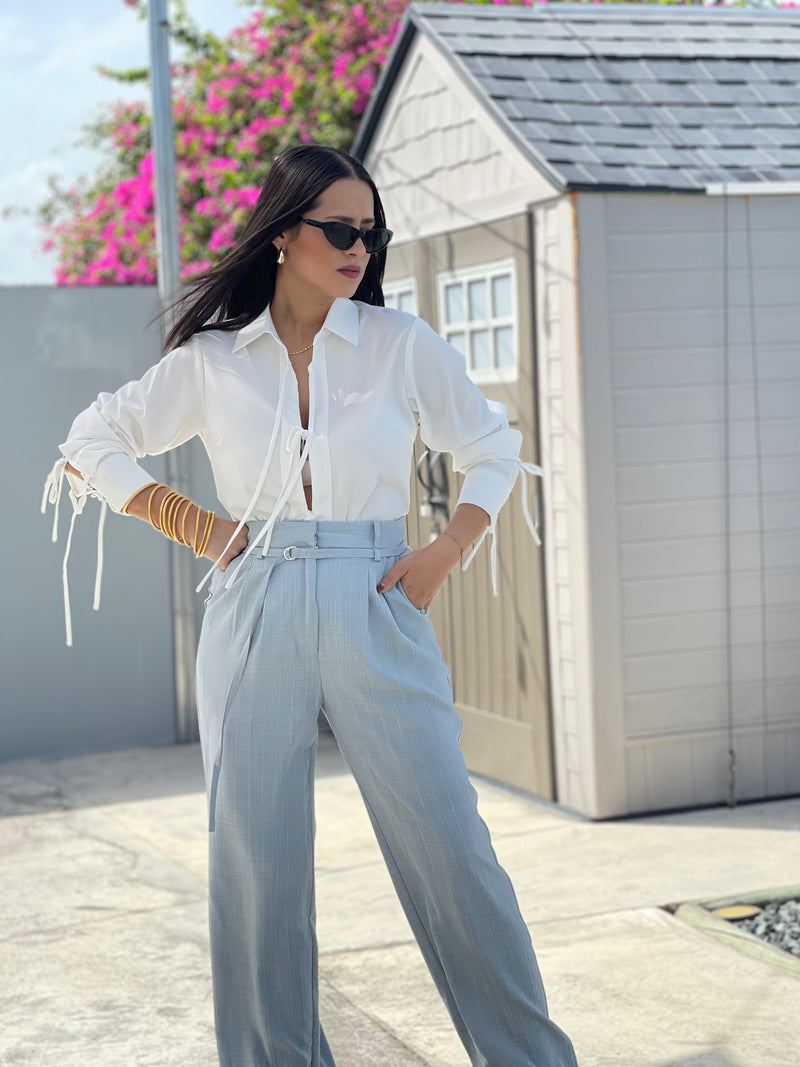 Light Blue Stripes Pant