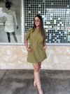 Olive Short Dress