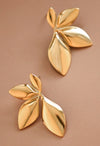 AME Luxe 005: Leaf Gold Earrings