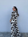 Cow Print Pant