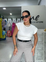 White Sweater Blouse