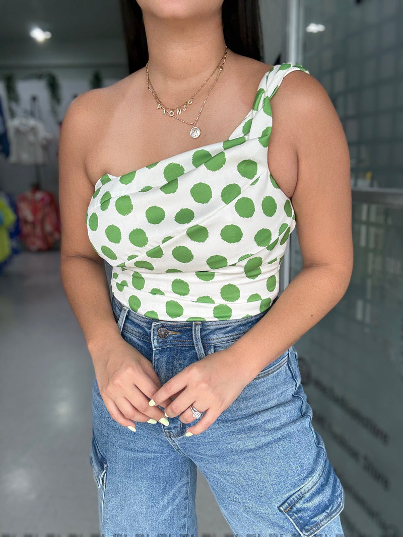 Green Dots Top